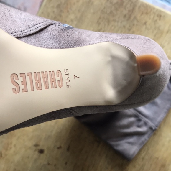 Charles Style Dilly Microsuede Boots NWT Sizes available - Picture 16 of 17